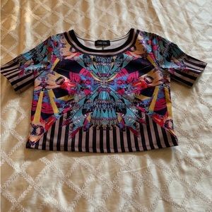 Colorful crop top